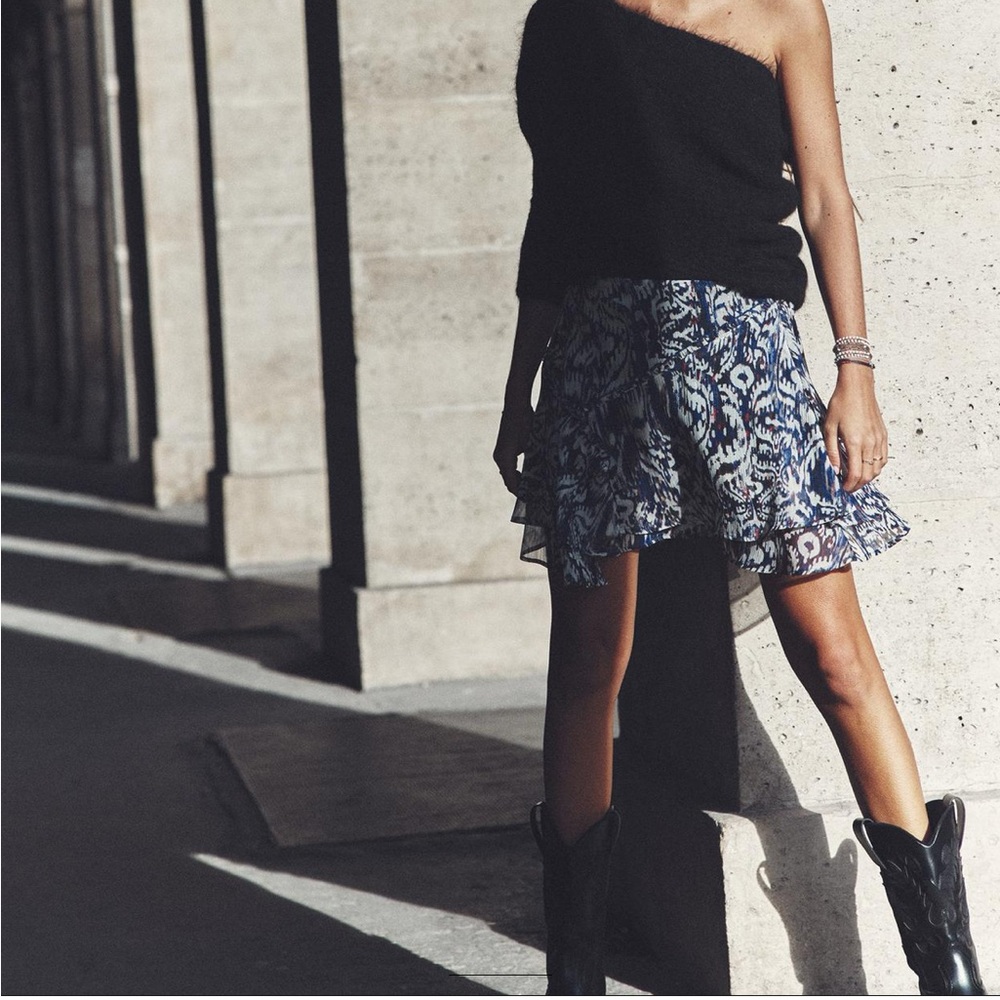 NWT Zara Printed Mini Skirt Size Small